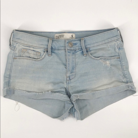Two Pairs Abercrombie & Fitch Low Rise Shorts Sz 4 - Picture 6 of 8